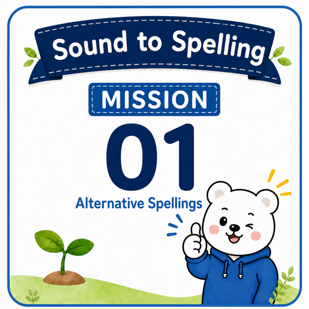 Sound to Spelling Alternative Spellings 01
