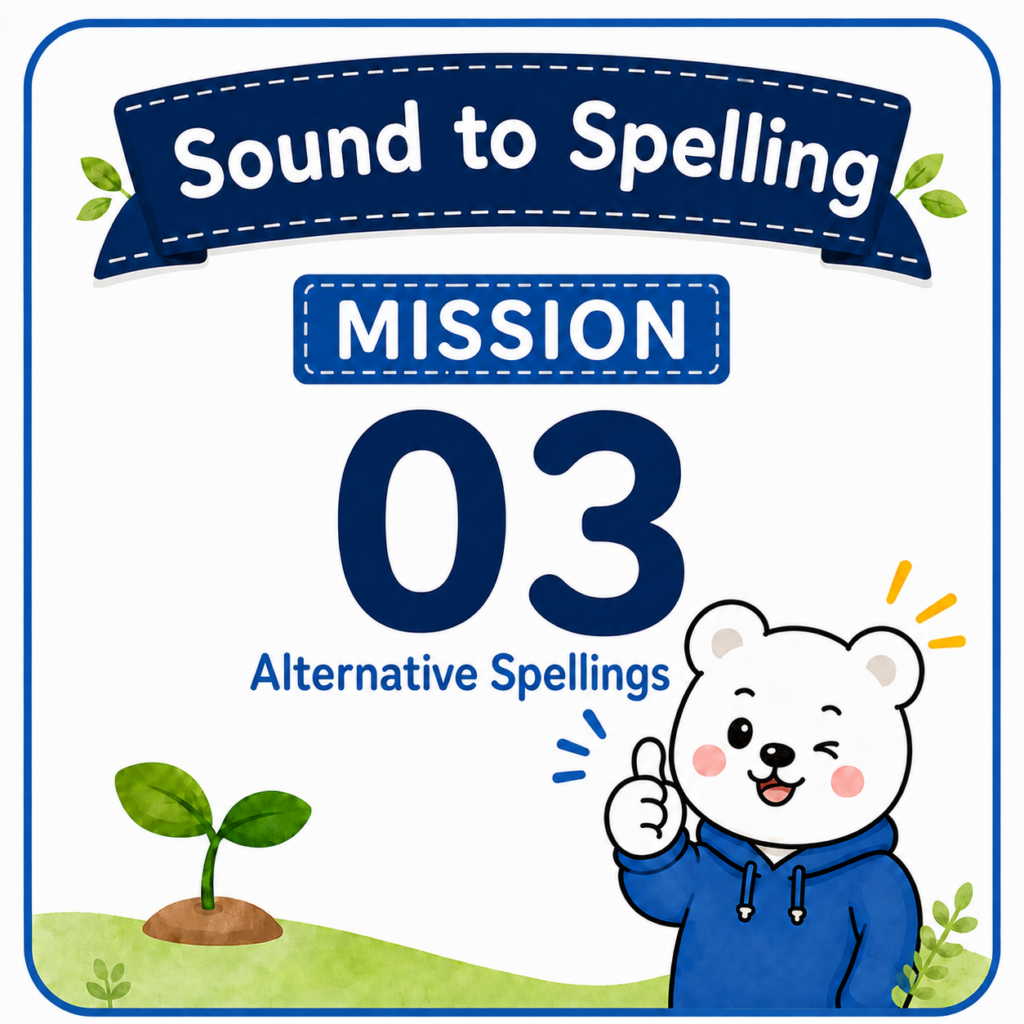 Sound to Spelling Alternative Spellings 03